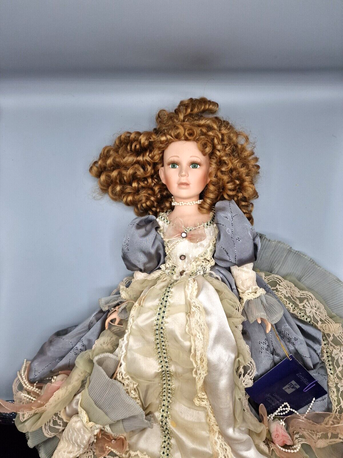 Top Home Porzellanpuppe mit Zertifikat, Sammler